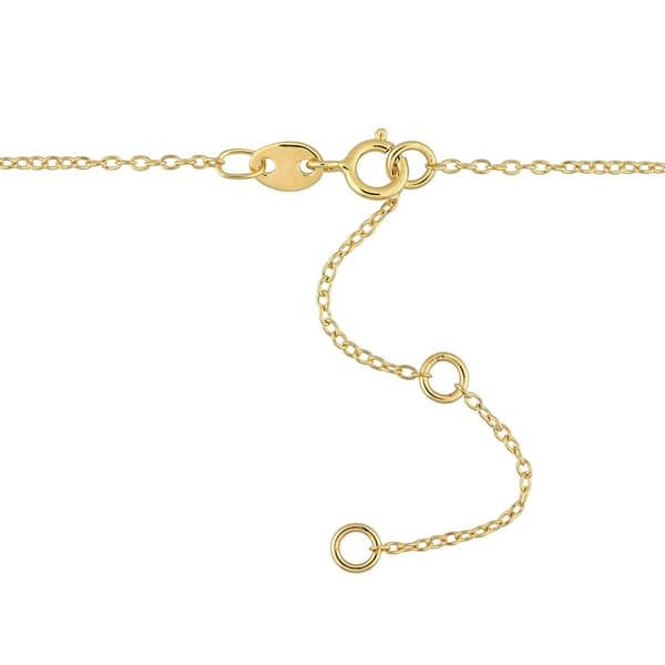 Gold Plated 1/6ctw. Lab Grown Diamond Necklace