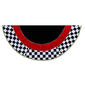 Kurt S. Adler 52in. Black & White Checkered Tree Skirt - image 1