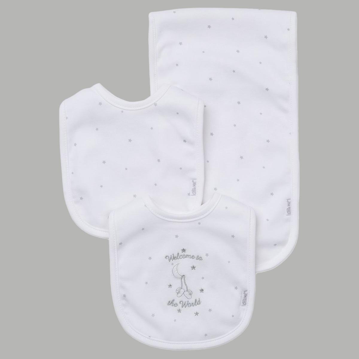 Baby Unisex Little Me® Welcome to the World Bib & Burp...