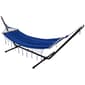 Northlight Seasonal Hammock w/ Netted Fringe & Wooden Bars - image 6