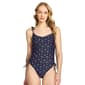 Juniors Cyn & Luca Tamar Celestial Drawstring One Piece Swimsuit - image 1