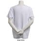 Plus Size Hasting & Smith Short Sleeve Keyhole Textured Tee - image 2