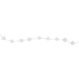 Northlight Seasonal 9ft. White Plush Snowball Christmas Garland