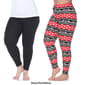 Plus Size White Mark 2pk. Leggings - image 2