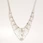 Rosa Rhinestones Lace Statement Necklace - image 1
