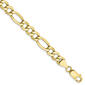 Mens Gold Classics&#40;tm&#41; 10kt. 7.3mm 8in. Figaro Chain Bracelet - image 1
