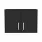 FM FURNITURE Penny Black Storage Wall Cabinet - image 1