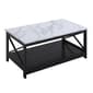 Convenience Concepts Oxford Faux Marble Top Coffee Table - image 1