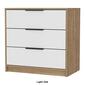 FM FURNITURE Washington White 3 Drawer Dresser - image 5