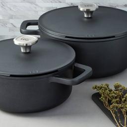 BergHOFF Phantom 4pc. Nonstick Ceramic Covered Stockpot Set
