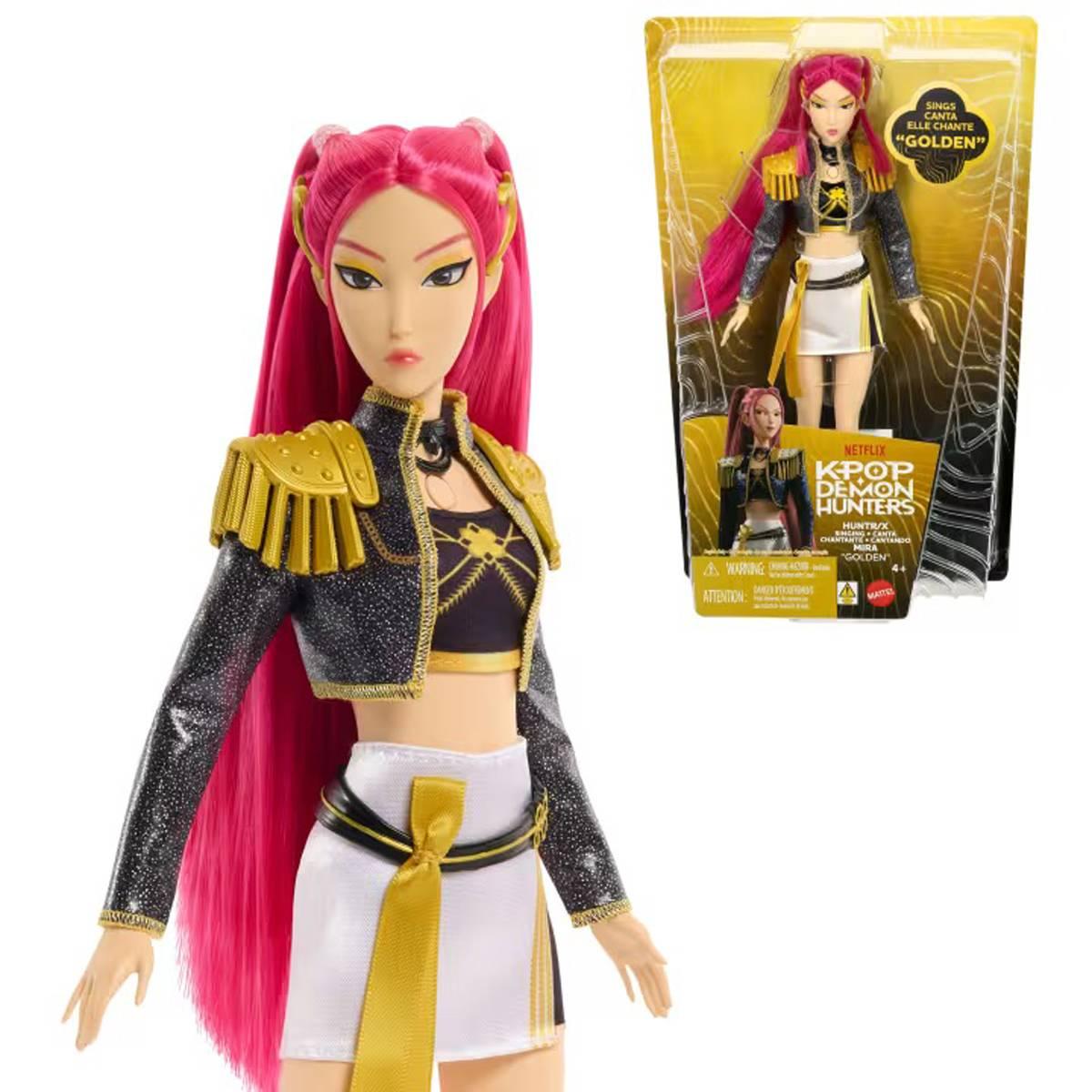 Mattel(R) K-POP Demon Hunters Mira Golden Singing Doll