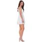 Juniors Emerald Sundae Glitter Knit Double Tier A-Line Dress - image 4