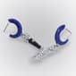 Betsey Johnson Midnight Magic Karaoke Mismatch Charm Earrings - image 5