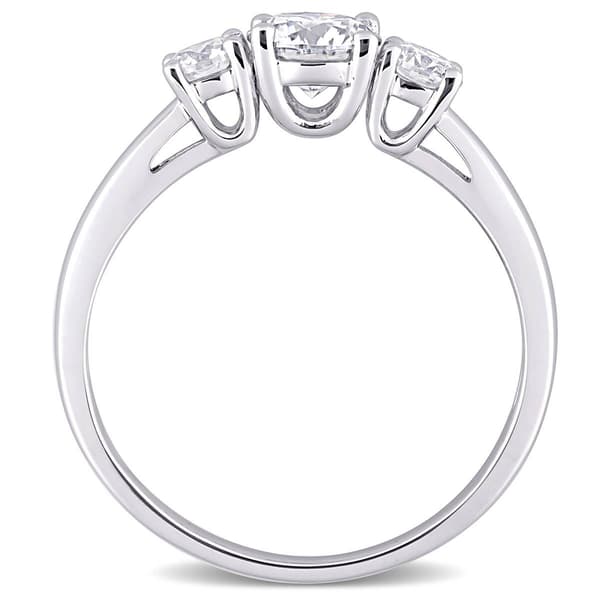 Gemstone Classics&#8482; 1kt. Moissanite 3-Stone Engagement Ring