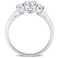 Gemstone Classics&#8482; 1kt. Moissanite 3-Stone Engagement Ring - image 3