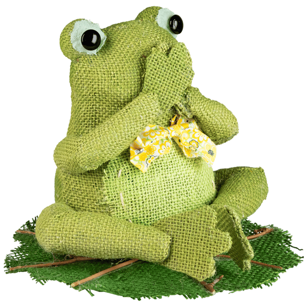 Northlight 7.5in. Sitting Speak No Evil Frog Decor