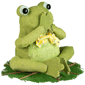 Northlight 7.5in. Sitting Speak No Evil Frog Decor - image 3
