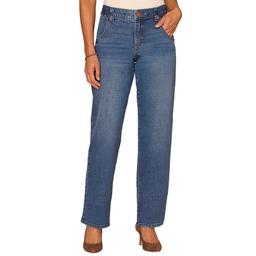 Womens Democracy Absolution(R) Mid-Blue Stovepipe Straight Jeans