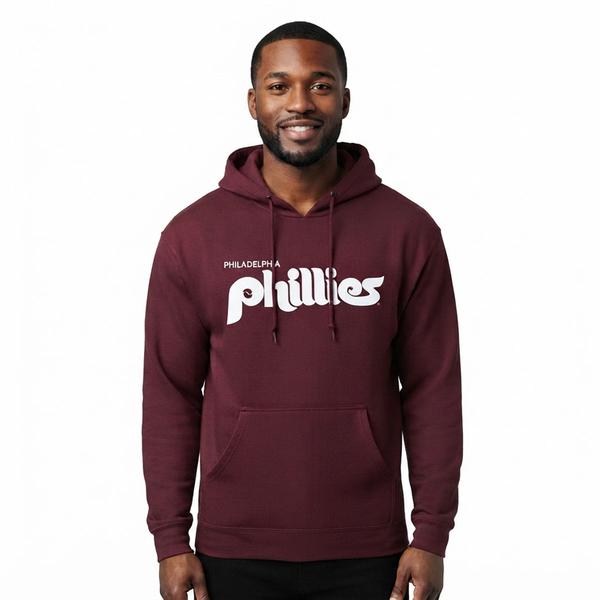 Mens Philadelphia Phillies Pullover Hoodie - image 