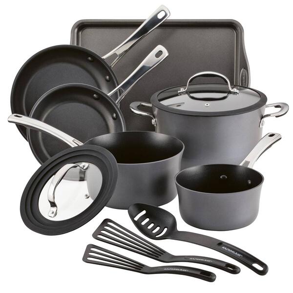 Rachael Ray Cook + Create 11pc. Nonstick Cookware Set - image 