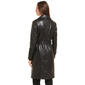 Womens Kensie Long Faux Leather Belted Trench Coat - image 2