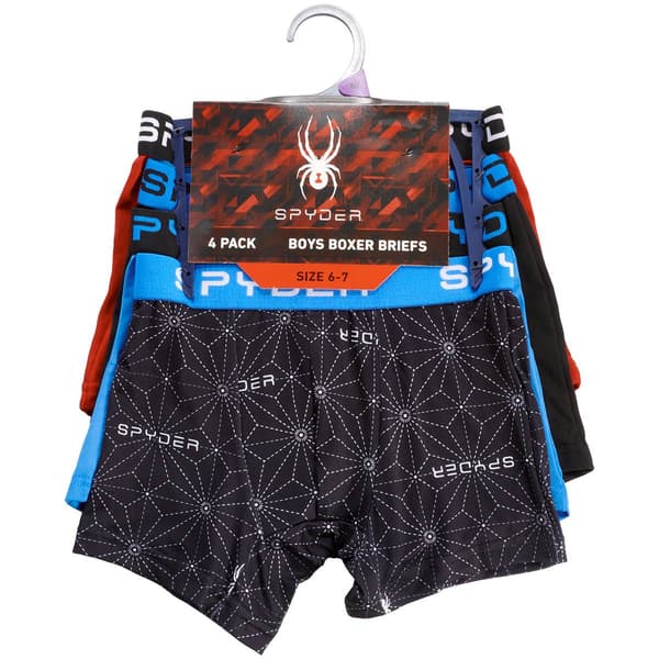 Boys (4-7) Spyder Knitted Boxer Briefs - Black/Blue - image 