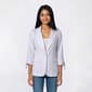 Juniors Zoe + Phoebe 3/4 Sleeve Blazer - image 3
