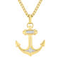 Nova Star(R) Forged 1/20ctw. Lab Grown Diamon Anchor Pendant - image 1