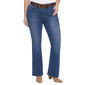 Womens Angels Forever Young Braided Belt Curvy Bootcut Jeans - image 1