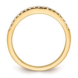 Pure Fire 14kt. Yellow Gold Lab Grown Diamond Wedding Band