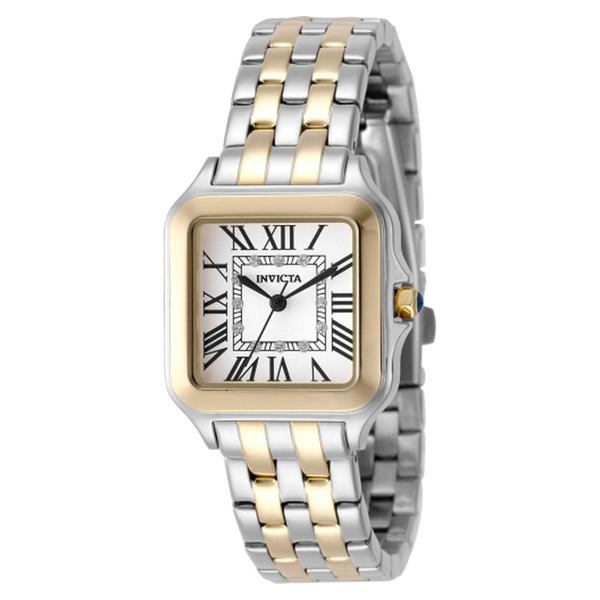 Womens Invicta Angel Steel & Gold Band PC21 Quartz Watch - 50612 - image 