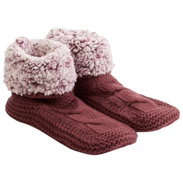 Womens MUK LUKS(R) Foldover Cuff Slipper Sock Boots - image 