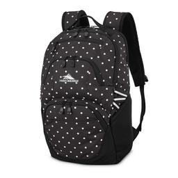 High Sierra Swoop Signature Polka Dots Backpack -  Black