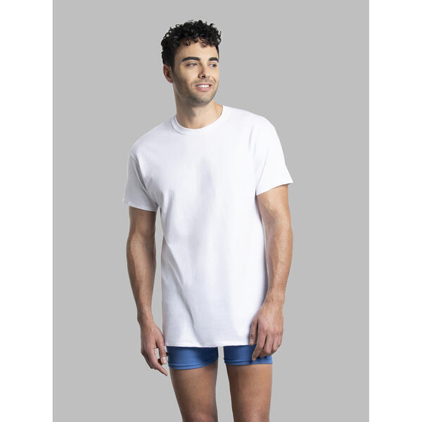 Mens Fruit Of The Loom 4pk. Crew Neck T-Shirts - image 
