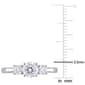 Gemstone Classics&#8482; 1kt. Moissanite 3-Stone Engagement Ring - image 4