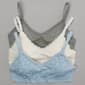 Womens Lucky Brand 3pk. V-Neck Comfort Bra - LVD102652 - image 1