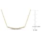 Gold Plated 1/3ctw Lab Grown Diamond Necklace - image 3