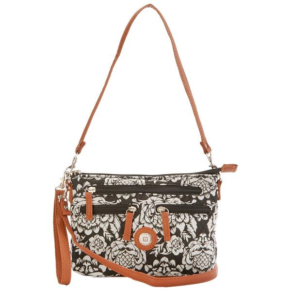 Stone Mountain Floral Quilted 4 Bagger Crossbody - image 