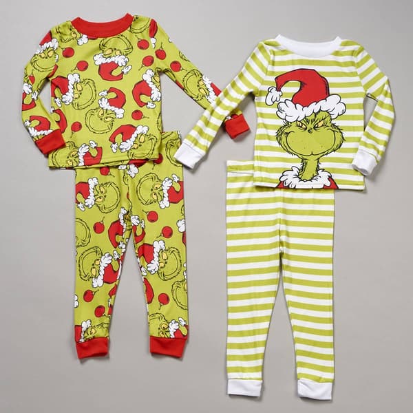 Toddler 4pc. Grinch Pajama Set
