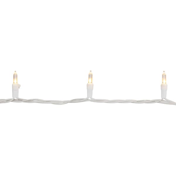 Northlight Seasonal 11.25ft. Clear Christmas Lights - White Wire