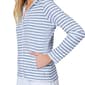 Womens Free Country Sunfree Full Zip Stripe Sun Shirt - image 6