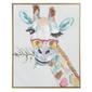 9th & Pike&#40;R&#41; Multi-Colored Eclectic Giraffe Canvas Wall Art - image 1