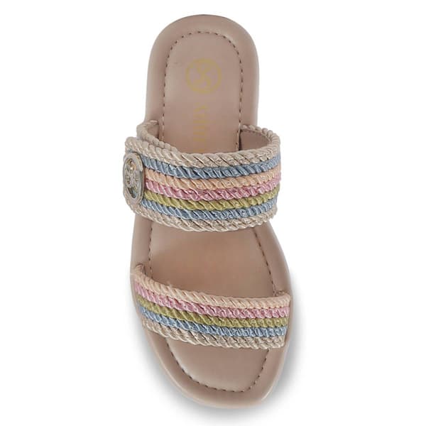 Big Girls Sam & Libby Belle Cord Slide Sandals