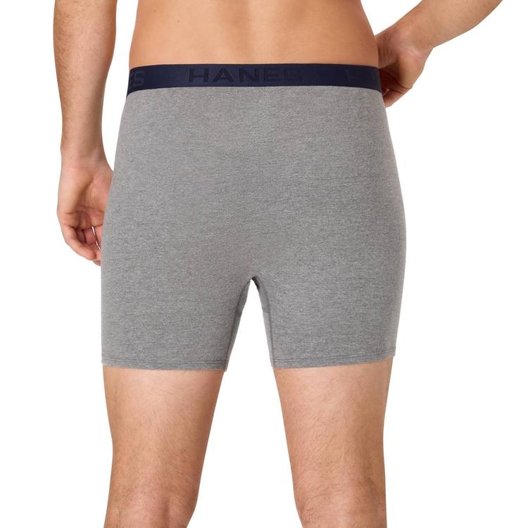 Mens Hanes Ultimate®  3pk. Boxer Briefs - Navy/Grey/Red