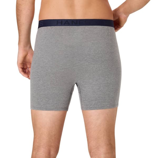 Mens Hanes Ultimate®  3pk. Boxer Briefs - Navy/Grey/Red