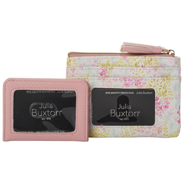 Womens Buxton Large ID Coin Case Wallet