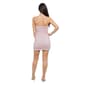 Juniors Jump Glitter Shear Cinched Bust Keyhole Sheath Dress - image 2