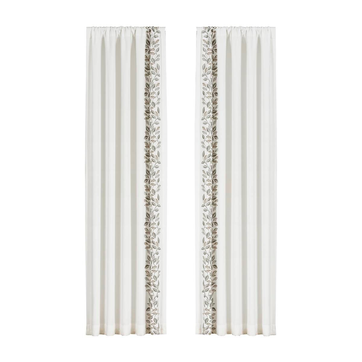 Royal Court Laurel Window Panel Pair