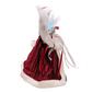 Kurt S. Adler 12in. Burgundy Angel Tree Topper with LED Lights - image 4