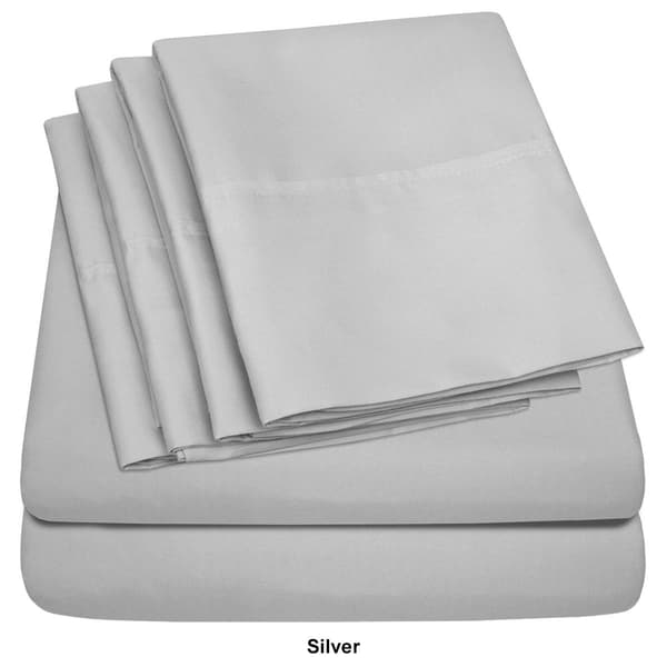 Sweet Home Collection 1500 TC Solid Brushed Microfiber Sheets Set